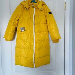 Deesha kids long Puffy Long Coat down jacket Girls Long Puffer Jacket